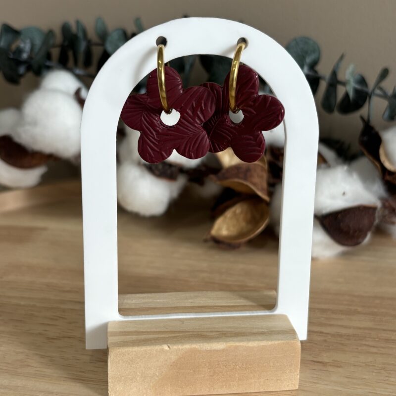 Boucles d'oreilles pampille Léya