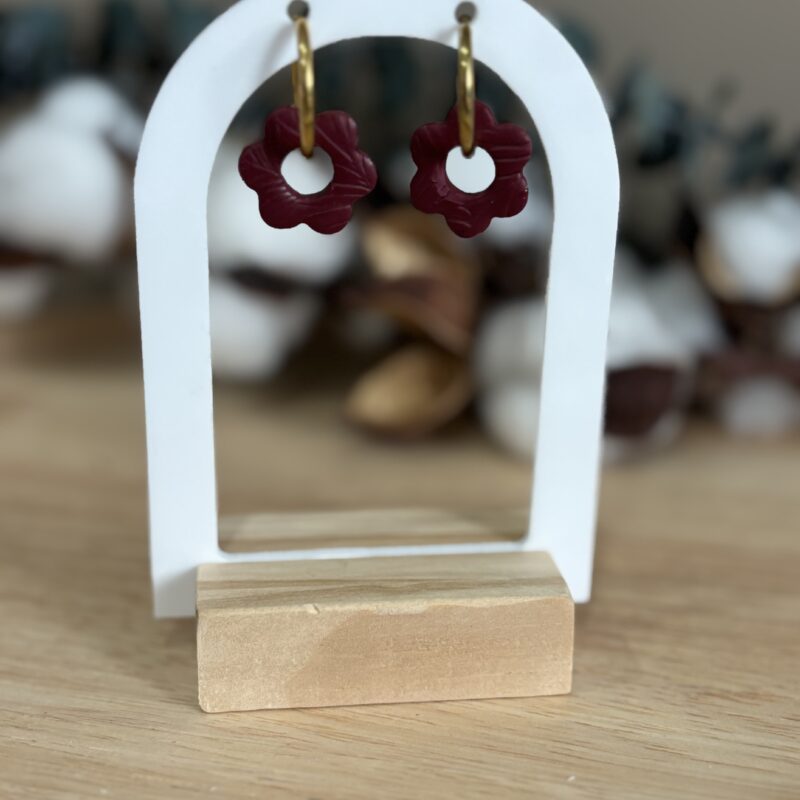 Boucles d'oreilles pampille Maë