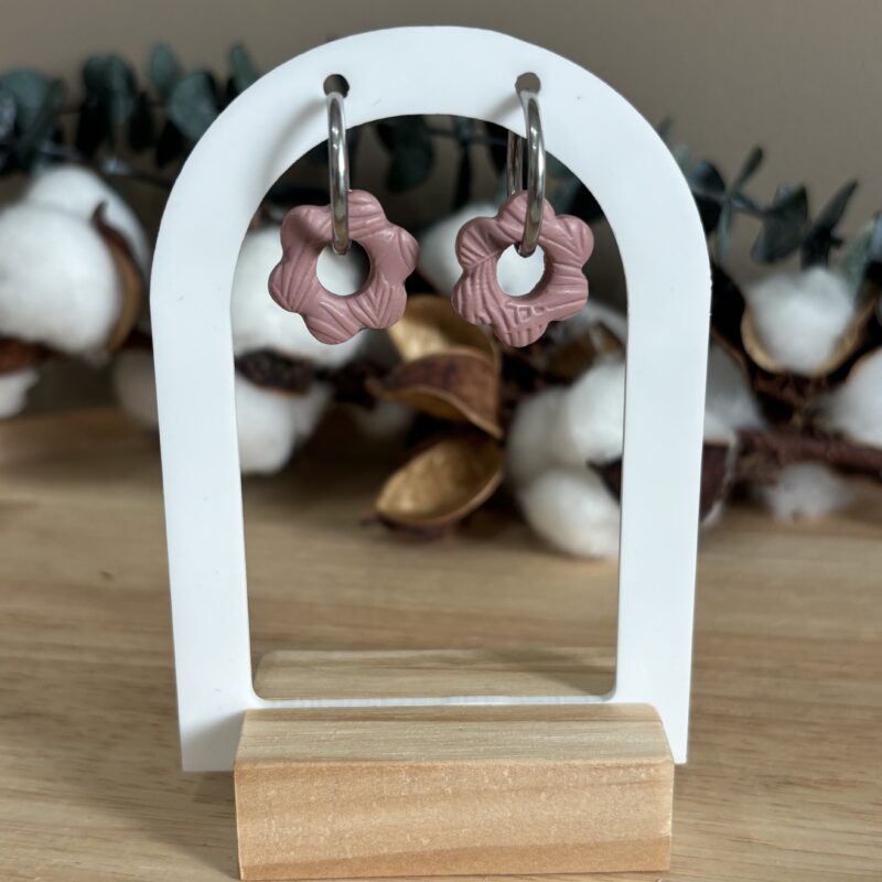 Boucles d'oreilles pampille Maë