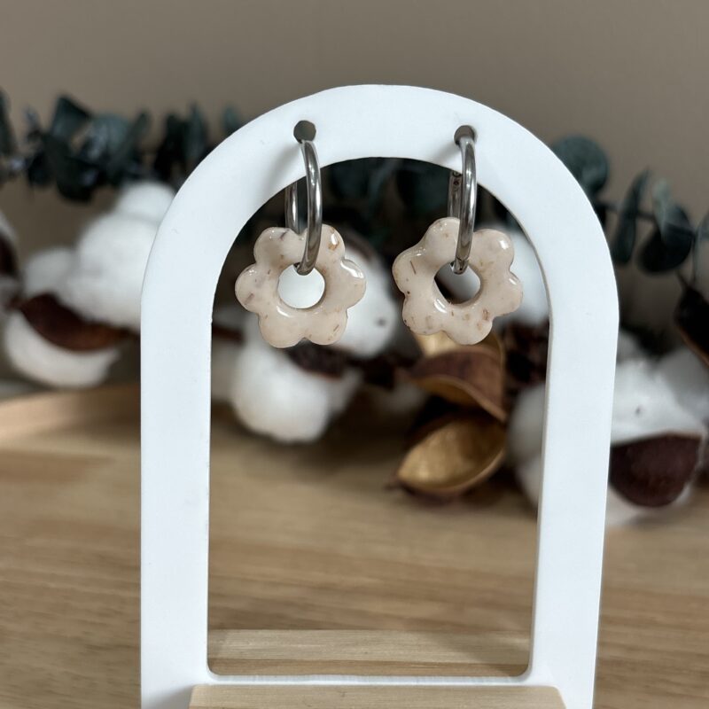 Boucles d'oreilles pampille Maë