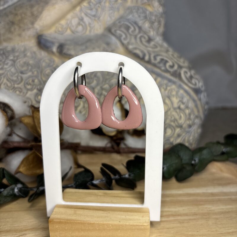 Boucles d'oreilles pampille Maïa réversible