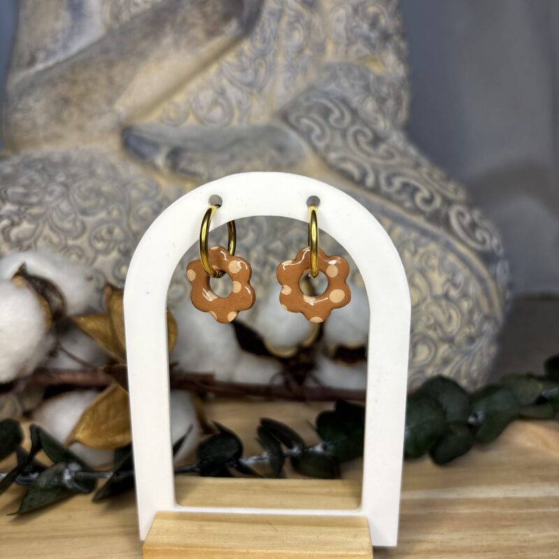 Boucles d'oreilles pampille Maë